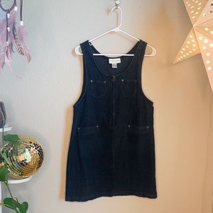 Turquoise Corduroy Zipper Dress